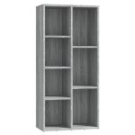 Vidaxl armoire  livres sonoma gris 50x25x106 cm