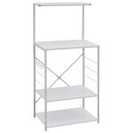 Vidaxl armoire  micro - ondes blanc 60x39, 6x123 cm bois d'ingnierie