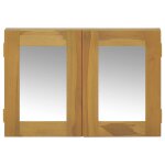 Vidaxl armoire à miroir 60x10x40 cm bois de teck solide Vidaxl armoire à miroir 60x10x40 cm bois de teck solide
