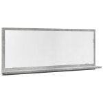 Vidaxl armoire à miroir de salle de bain gris béton bois d'ingénierie Vidaxl armoire à miroir de salle de bain gris béton bois d'ingénierie