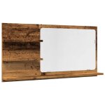 Vidaxl armoire � miroir de salle de bain vieux bois bois d'ing�nierie