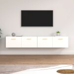 Vidaxl armoires murales 2 pcs blanc 100x36, 5x35 cm bois d'ing�nierie