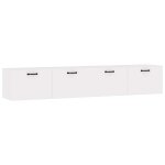 Vidaxl armoires murales 2 pcs blanc 100x36, 5x35 cm bois d'ing�nierie