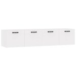 Vidaxl armoires murales 2 pcs blanc 60x36, 5x35 cm bois d'ing�nierie