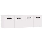 Vidaxl armoires murales 2 pcs blanc 80x35x36, 5 cm bois d'ing�nierie
