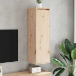 Vidaxl armoire murale 30x30x100 cm bois de pin massif