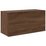 Vidaxl armoire murale de bain ch�ne marron 60x25x30 cm bois ing�nierie