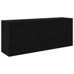 Vidaxl armoire murale de bain noir 100x25x40 cm bois d'ing�nierie