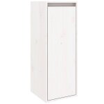 Vidaxl armoire murale blanc 30x30x80 cm bois de pin massif