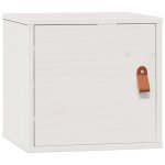 Vidaxl armoire murale blanc 31, 5x30x30 cm bois de pin massif