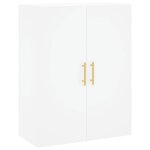 Vidaxl armoire murale blanc 69, 5x34x90 cm