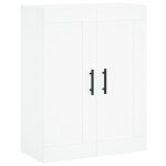 Vidaxl armoire murale blanc 69, 5x34x90 cm bois d'ingnierie