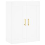 Vidaxl armoire murale blanc 69, 5x34x90 cm bois d'ingnierie
