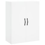 Vidaxl armoire murale blanc 69, 5x34x90 cm bois d'ing�nierie