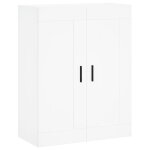 Vidaxl armoire murale blanc 69, 5x34x90 cm bois d'ingnierie