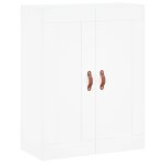 Vidaxl armoire murale blanc 69, 5x34x90 cm bois d'ingnierie
