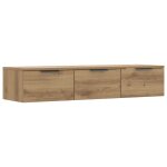 Vidaxl armoire murale chne artisanal 102x30x20 cm bois d'ingnierie