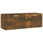 Vidaxl armoire murale ch�ne fum� 100x36, 5x35 cm bois d'ing�nierie
