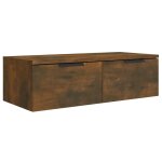 Vidaxl armoire murale chne fum 68x30x20 cm bois d'ingnierie