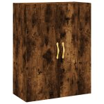 Vidaxl armoire murale ch�ne fum� 69, 5x34x90 cm