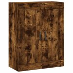 Vidaxl armoire murale ch�ne fum� 69, 5x34x90 cm bois d'ing�nierie