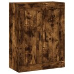 Vidaxl armoire murale chne fum 69, 5x34x90 cm bois d'ingnierie