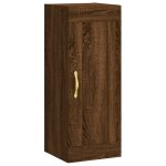 Vidaxl armoire murale ch�ne marron 34, 5x34x90 cm bois d'ing�nierie