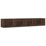 Vidaxl armoire murale chne marron 99x18x16, 5 cm bois d'ingnierie