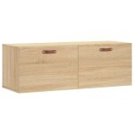 Vidaxl armoire murale ch�ne sonoma 100x36, 5x35 cm bois d'ing�nierie