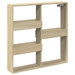 Vidaxl armoire murale chne sonoma 80x15x80 cm bois d'ingnierie
