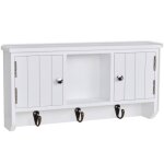 Vidaxl armoire murale pour clés et bijoux avec portes et crochets Vidaxl armoire murale pour clés et bijoux avec portes et crochets