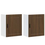 Vidaxl armoires murales de cuisine 2 pcs porto chêne marron Vidaxl armoires murales de cuisine 2 pcs porto chêne marron
