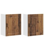 Vidaxl armoires murales de cuisine 2 pcs porto vieux bois