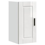 Vidaxl armoire murale de cuisine porto blanc brillant bois ing�nierie
