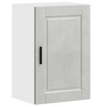 Vidaxl armoire murale de cuisine porto gris b�ton bois d'ing�nierie