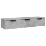 Vidaxl armoire murale gris bton 102x30x20 cm bois d'ingnierie