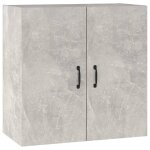Vidaxl armoire murale gris bton 60x31x60 cm bois d'ingnierie