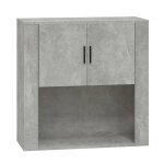 Vidaxl armoire murale gris bton 80x33x80 cm bois d'ingnierie