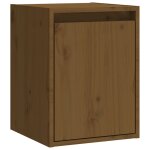 Vidaxl armoire murale marron miel 30x30x40 cm bois de pin massif