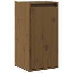 Vidaxl armoire murale marron miel 30x30x60 cm bois de pin massif