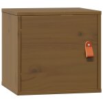 Vidaxl armoire murale marron miel 31, 5x30x30 cm bois de pin massif