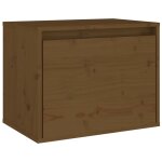 Vidaxl armoire murale marron miel 45x30x35 cm bois de pin massif