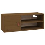 Vidaxl armoire murale marron miel 80x30x30 cm bois de pin massif