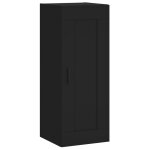 Vidaxl armoire murale noir 34, 5x34x90 cm bois d'ingnierie