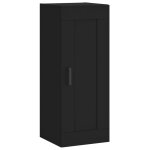 Vidaxl armoire murale noir 34, 5x34x90 cm bois d'ingnierie