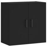 Vidaxl armoire murale noir 60x31x60 cm bois d'ing�nierie