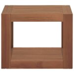 Vidaxl armoire murale de salle de bain 45x45x35 cm bois de teck solide