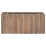 Vidaxl armoire murale de salle de bain 90x39x40 cm bois de teck massif Vidaxl armoire murale de salle de bain 90x39x40 cm bois de teck massif