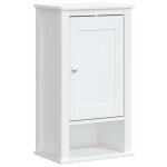 Vidaxl armoire murale de salle de bain berg blanc bois de pin massif