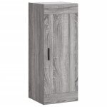 Vidaxl armoire murale sonoma gris 34, 5x34x90 cm bois d'ing�nierie